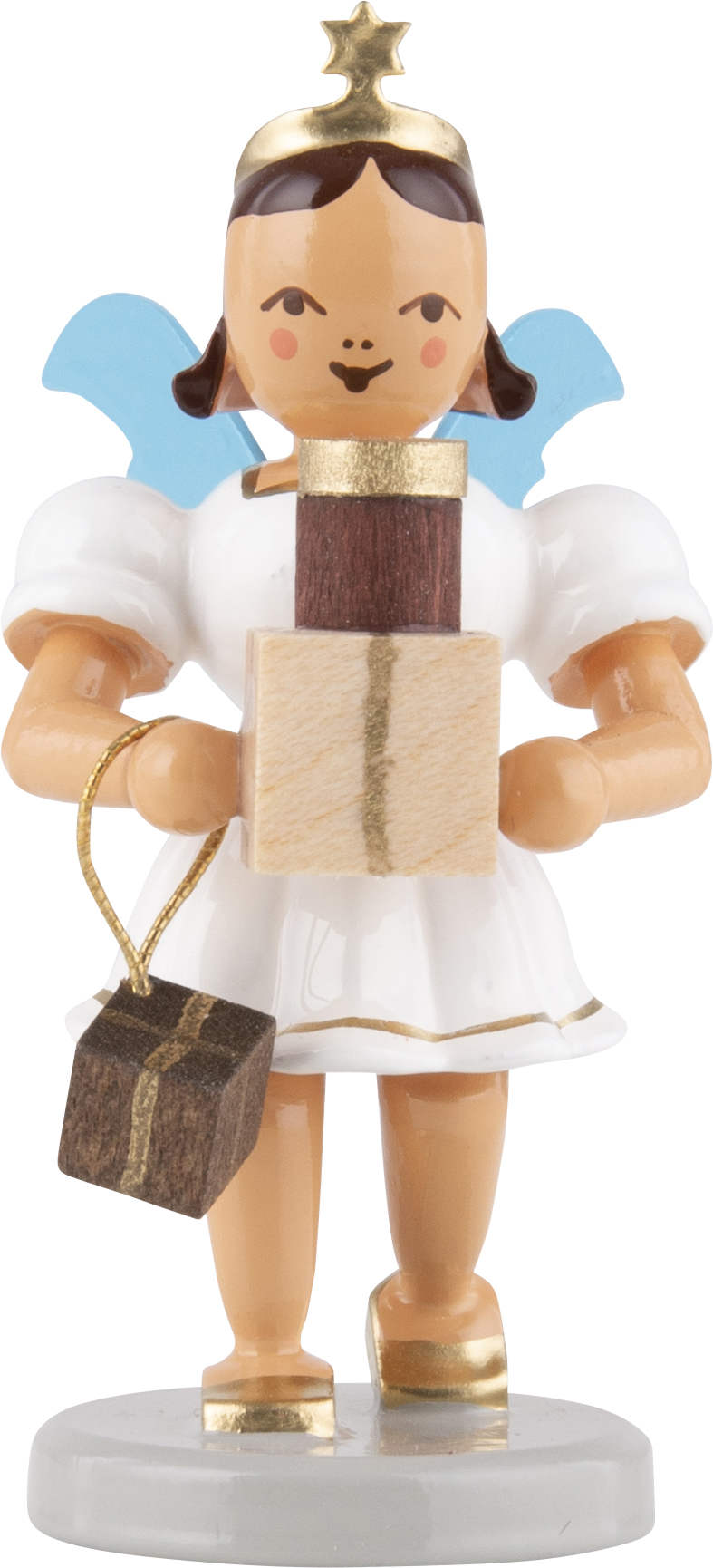 Farbenfrohe Faltenrockengel von Blank – himmlische Sammlerstücke mit Herz