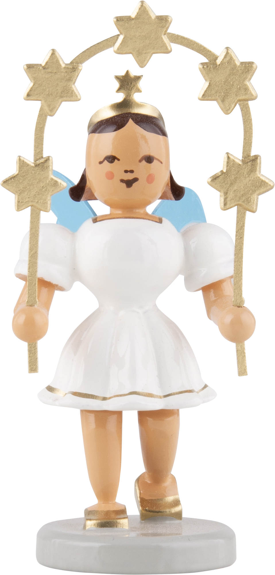 Farbenfrohe Faltenrockengel von Blank – himmlische Sammlerstücke mit Herz